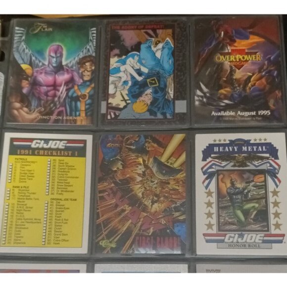 Marvel Comics X Men GI Joe Xena Promos singles Metal 18 Card Lot - Picture 5 of 5